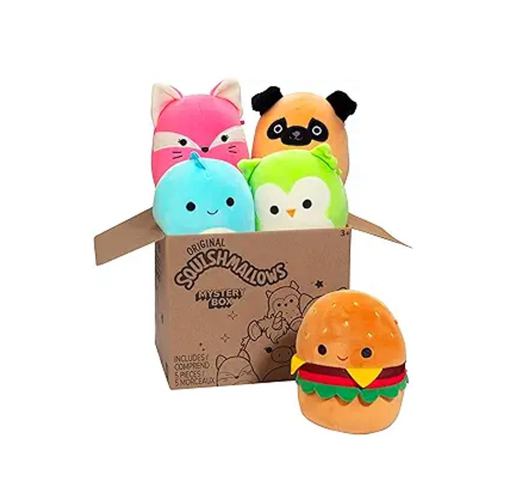 AA-169$-Original Mystery Box 5-Inch Plush 5 Pack - Official Jazwares Plush