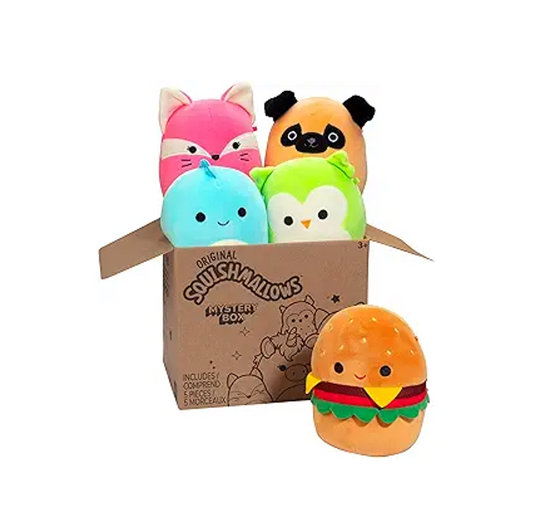 AA-169$-Original Mystery Box 5-Inch Plush 5 Pack - Official Jazwares Plush