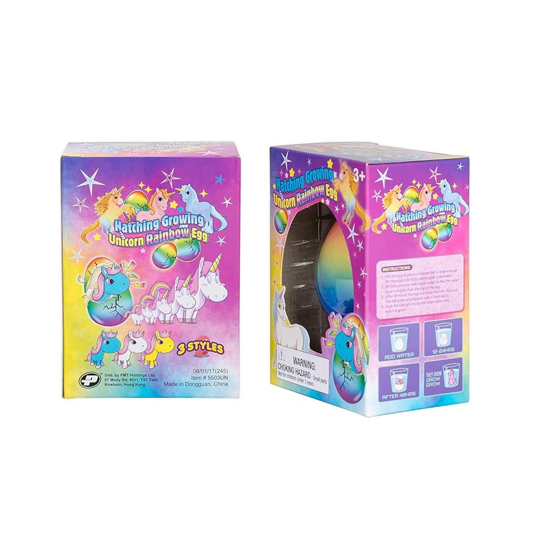 AA-358$-Unicorn Hatching Rainbow Eggs for Kids - 6 Pack Unicorn Toys for Boys & Girls, Birthday Easter Basket Stuffers Gift