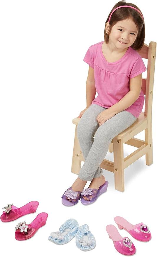 AA-209$-Melissa & Doug Role Play Collection, Step in Style! (Set of 4 Pairs, Frustration-Free Packaging), Multi-colored, Standard