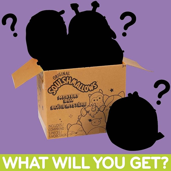 AA-169$-Original Mystery Box 5-Inch Plush 5 Pack - Official Jazwares Plush