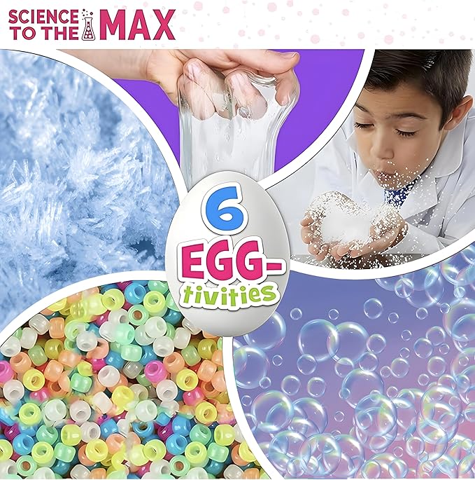 AA-259$-Toys Egg-Cellent Experiment - 6 Pack Science Experiments for Children- Egg-Shaped Activity Kit for Boys and Girls - Easter Party Favor or Basket Stuffer