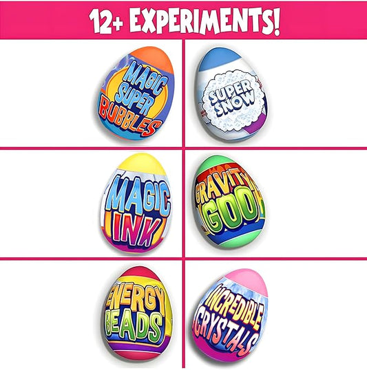 AA-259$-Toys Egg-Cellent Experiment - 6 Pack Science Experiments for Children- Egg-Shaped Activity Kit for Boys and Girls - Easter Party Favor or Basket Stuffer