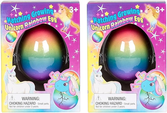 AA-358$-Unicorn Hatching Rainbow Eggs for Kids - 6 Pack Unicorn Toys for Boys & Girls, Birthday Easter Basket Stuffers Gift