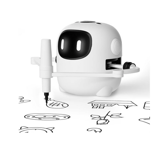 1053$-Drawing Robot for Kids with 150 Cards, Voice Interactive Educational Drawing Machine, Montessori Painting Learning Toys for 3 4 5 6 7 8 Year Old Boys Girls Birthday Party