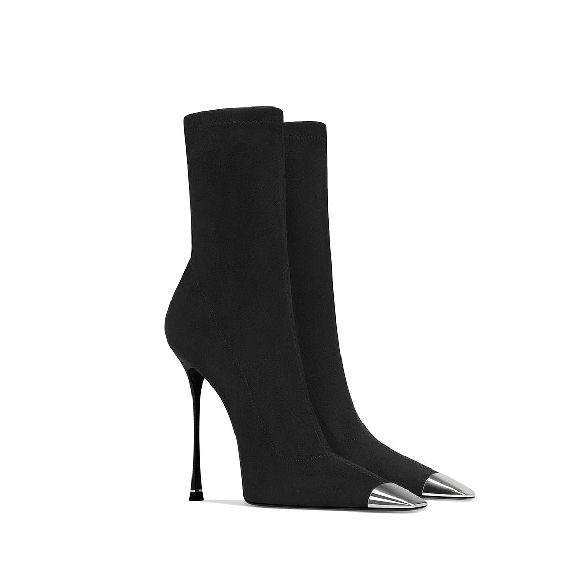 Lambkin sude leather short boots